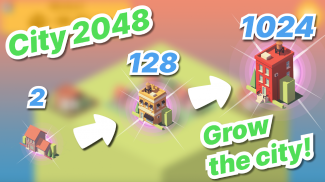 City Game 2048: Puzzle tile screenshot 3