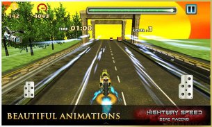 高速公路摩托车赛车：自行车赛 screenshot 3