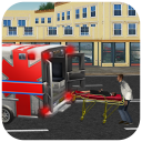 911 Emergency Rescue Ambulance Icon