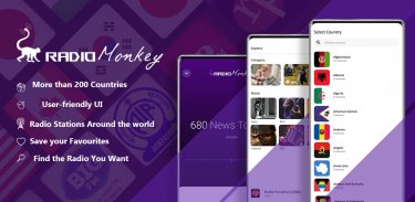 Radio Monkey - Radio FM screenshot 2