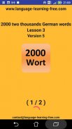 2000 German Words (most used) screenshot 1