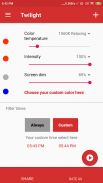 Twilight Blue Light Filter screenshot 3