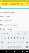 Icelandic Vocabulary Exercise screenshot 3