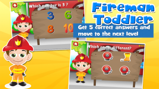 Pompier école Toddler gratuit screenshot 2