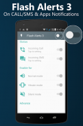 Flash Alerts 3 on Call and SMS screenshot 1