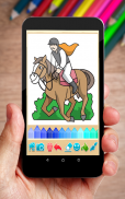 الحصان لعبة التلوين screenshot 2