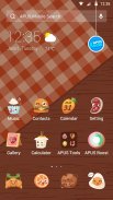 Food-APUS Launcher theme screenshot 0