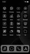 Wow Black or White - Icon Pack screenshot 3