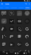 Black, Silver and Grey Icon Pack Free screenshot 8