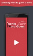 Iconic Word Guess with Fun – PictureWord Quiz Game screenshot 0