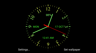 Analog Clock Live Wallpaper screenshot 3