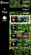 Weather Clock Widget Shamrock screenshot 3