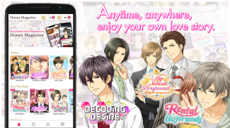 Honey Magazine -  Free otome dating game screenshot 2