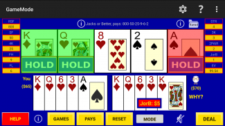 Play Perfect Video Poker Lite screenshot 1