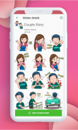 Love Couple WAStickers - Love Stickers 2021 screenshot 6