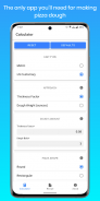 Pizza Dough Calculator Basic screenshot 0