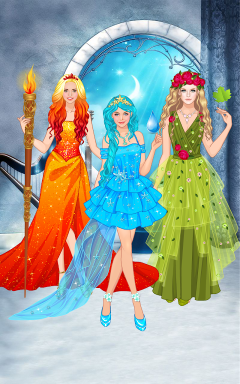 Element of Fire Dress up Game