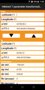 Helmert 7 parameter transformation calculator-FREE screenshot 1