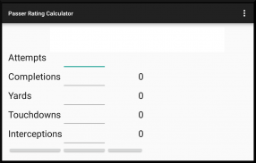 Qb Rating Calculator