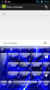 Keyboard Theme G Blue Galaxy screenshot 3