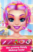 Candy Makeup Beauty Game - Sweet Salon Makeover screenshot 4