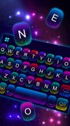 Twinkle Neon Keyboard Theme screenshot 1