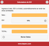 Calculadora de IGV screenshot 3