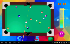 Snooker game screenshot 2