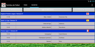 Partidos de Fútbol screenshot 11