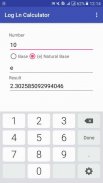 Logarithm Calculator screenshot 1