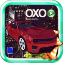 Driving 3D Classic Muscle Car Icon