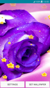 Gambar hidup bunga violet screenshot 3