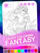 Fantasy Love Coloring Book screenshot 3