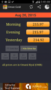 Oman Gold Price Chart screenshot 4