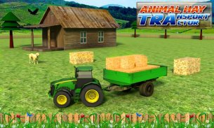 动物和干草运输拖拉机 screenshot 3