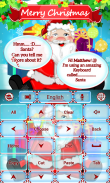 Santa Emoji GO Keyboard Theme screenshot 6