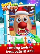 Crazy Santa Dentist - Doctor Surgery Games screenshot 0