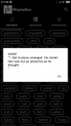 RhymeBox Rhyming Dictionary screenshot 2