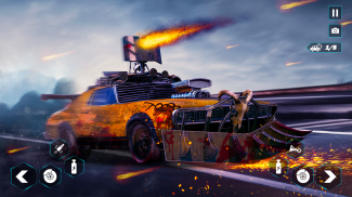 ความตาย การแข่งรถ 2020: การจราจร รถ การยิง เกม screenshot 2