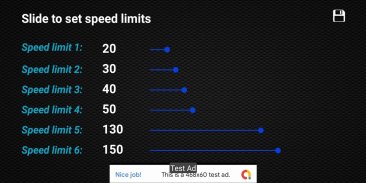 LPA Speed Limiter PRO screenshot 2