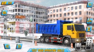 Snow Heavy Excavator Machine Simulator screenshot 1