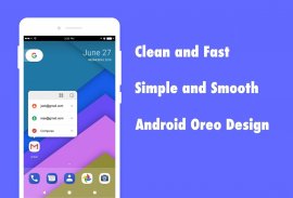 DC Launcher - Android Oreo Style, Fast & Simple screenshot 1