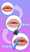 Lèvres faites! Jeu ASMR 3D Lip screenshot 11
