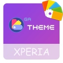 Theme XPERIA ON | Be Purple