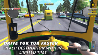 Tuk Tuk Rickshaw:  Auto Traffic Racing Simulator screenshot 11
