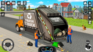 Trash Truck Games Simulator 3D screenshot 7