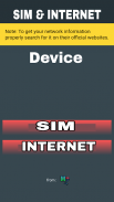 SIM And Internet Settings screenshot 1