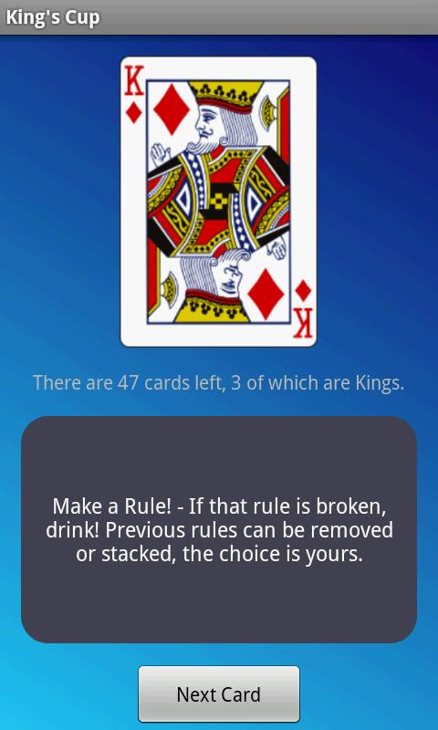 Play Kings Drinking Game   Kings Drinking Card Game