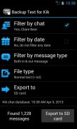 Backup Text for Kik [root] screenshot 0
