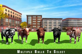 Angry Bull City Rampage 3D screenshot 10